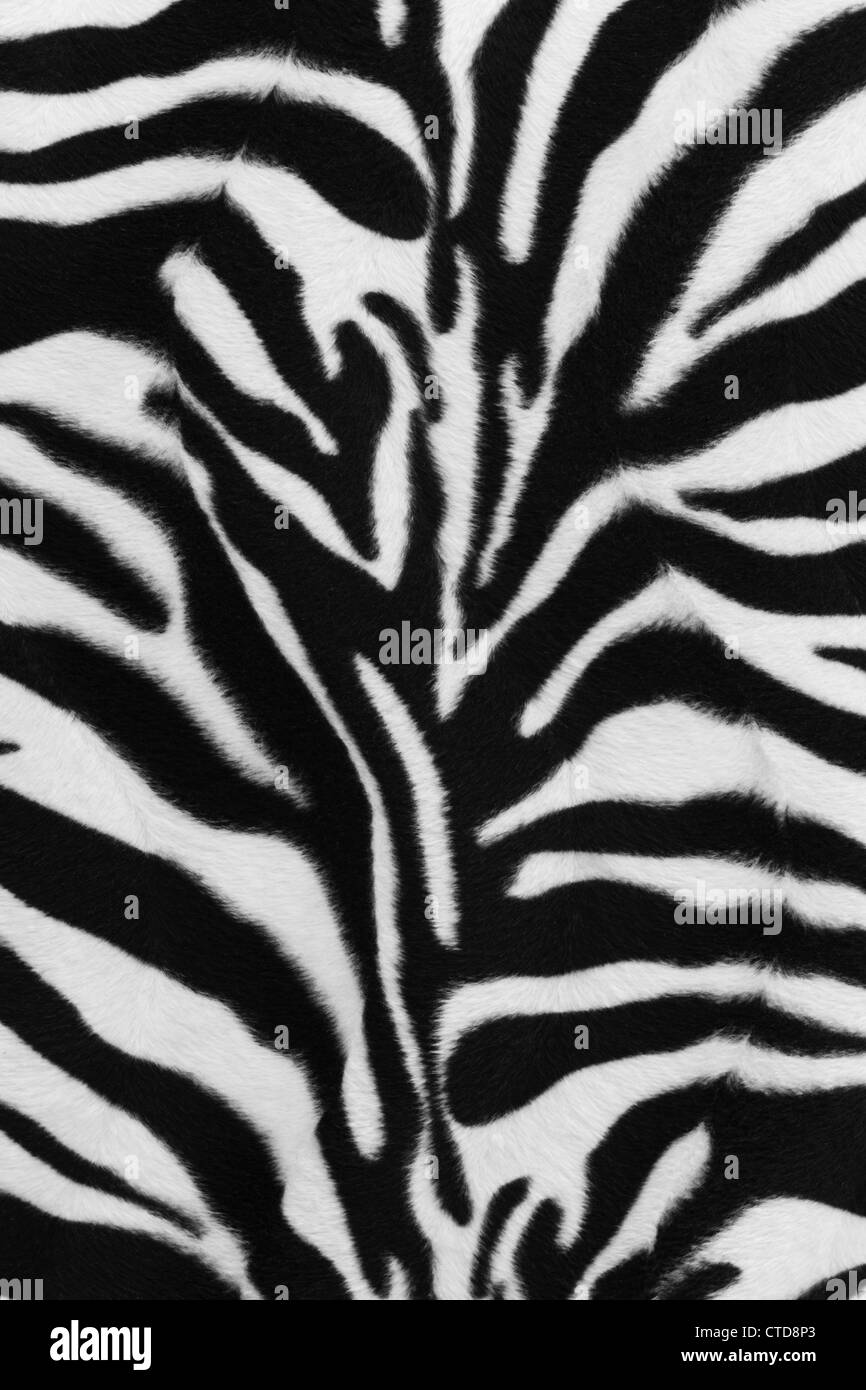 Background texture of zebra skin pattern Stock Photo