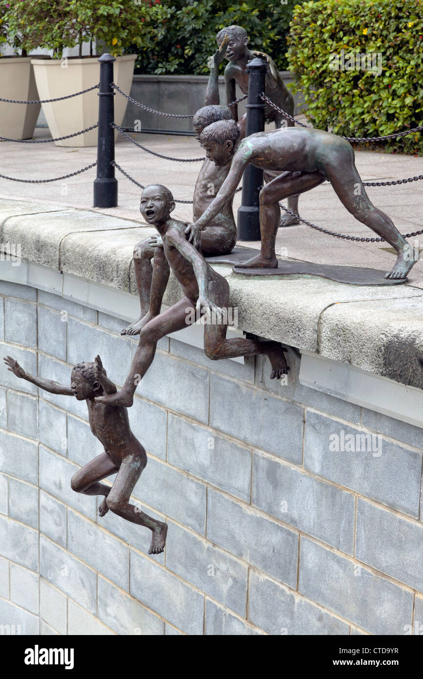 First Generation sculpture by Chong Fah Cheong Stock Photo