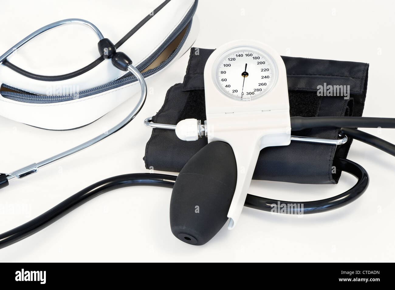 Machine for check blood pressure device Stock Photo