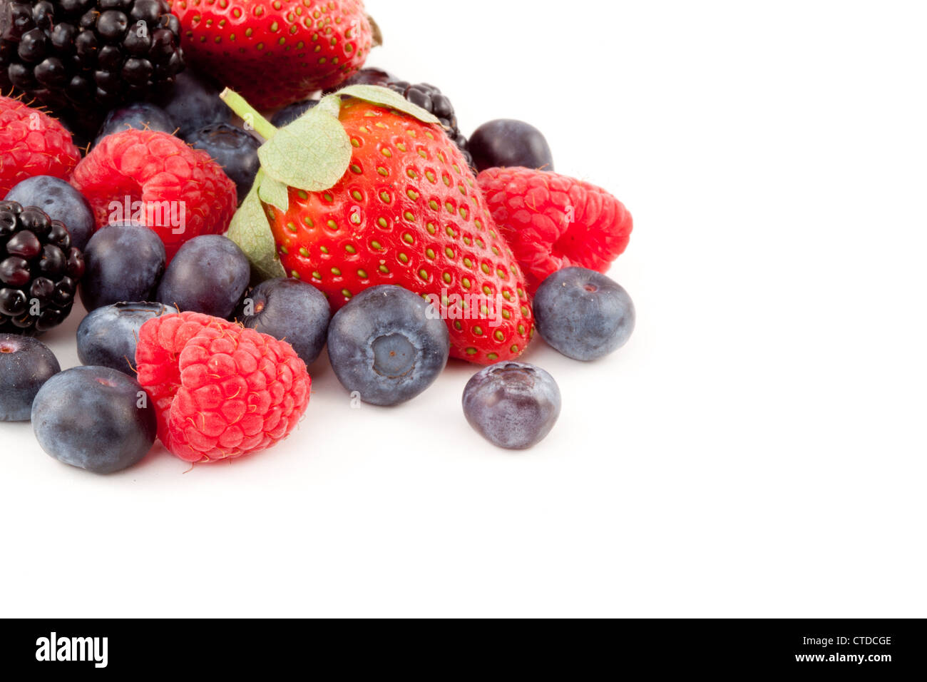 Abundance of berries Stock Photo