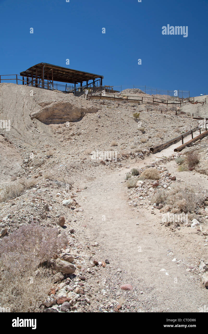 The Calico Early Man Archeological Site Stock Photo