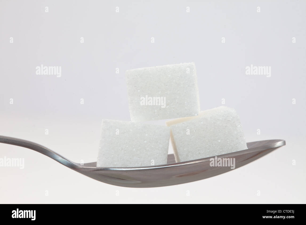 Spoon with sugar Stock Photo Alamy