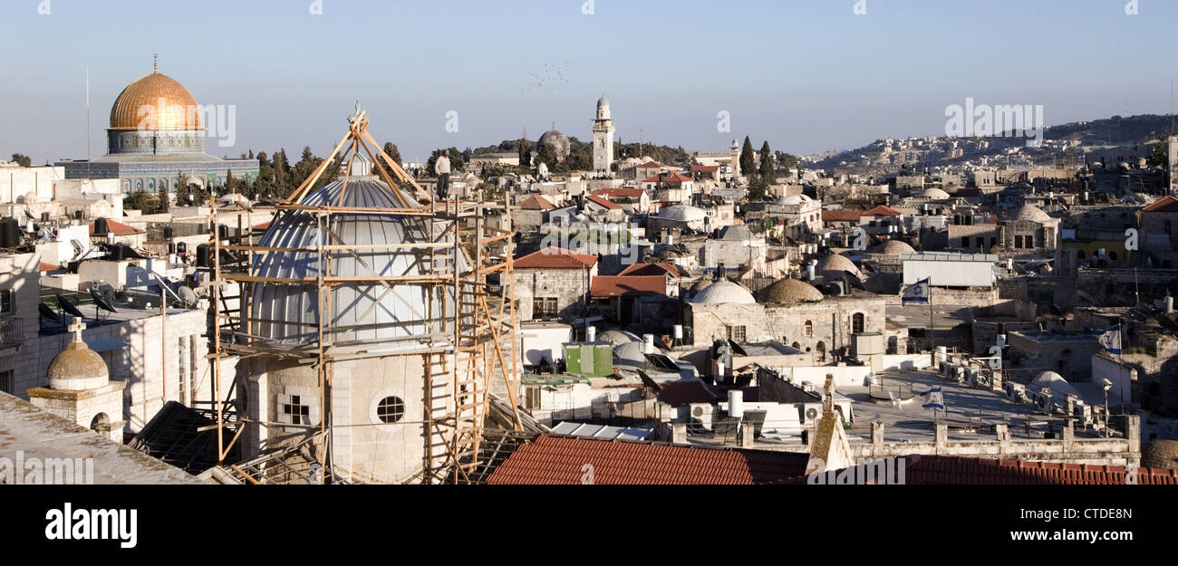 Old city of jerusalem skyline hi-res stock photography and images - Alamy