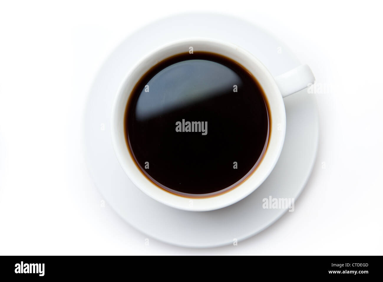 Cup of black coffee Stock Photo Alamy