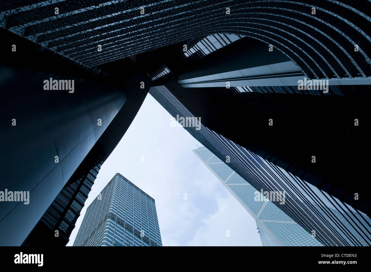 Modern high rise buildings in Hong Kong Stock Photo - Alamy