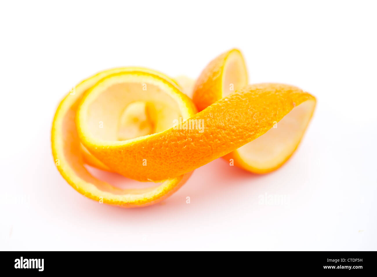 Orange rind Stock Photo