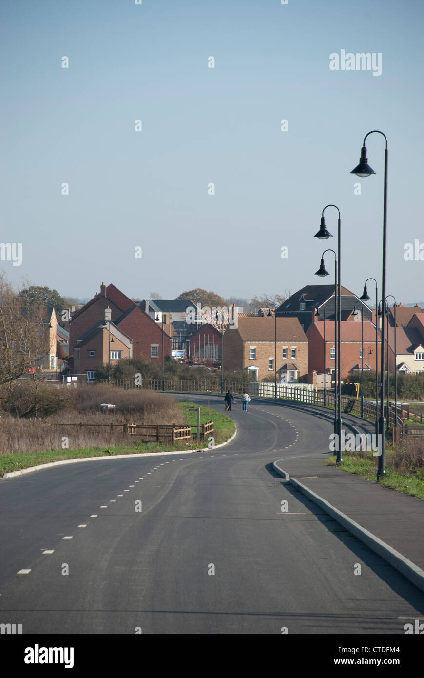 East Wichel housing development in Swindon's Wichelstowe Stock Photo