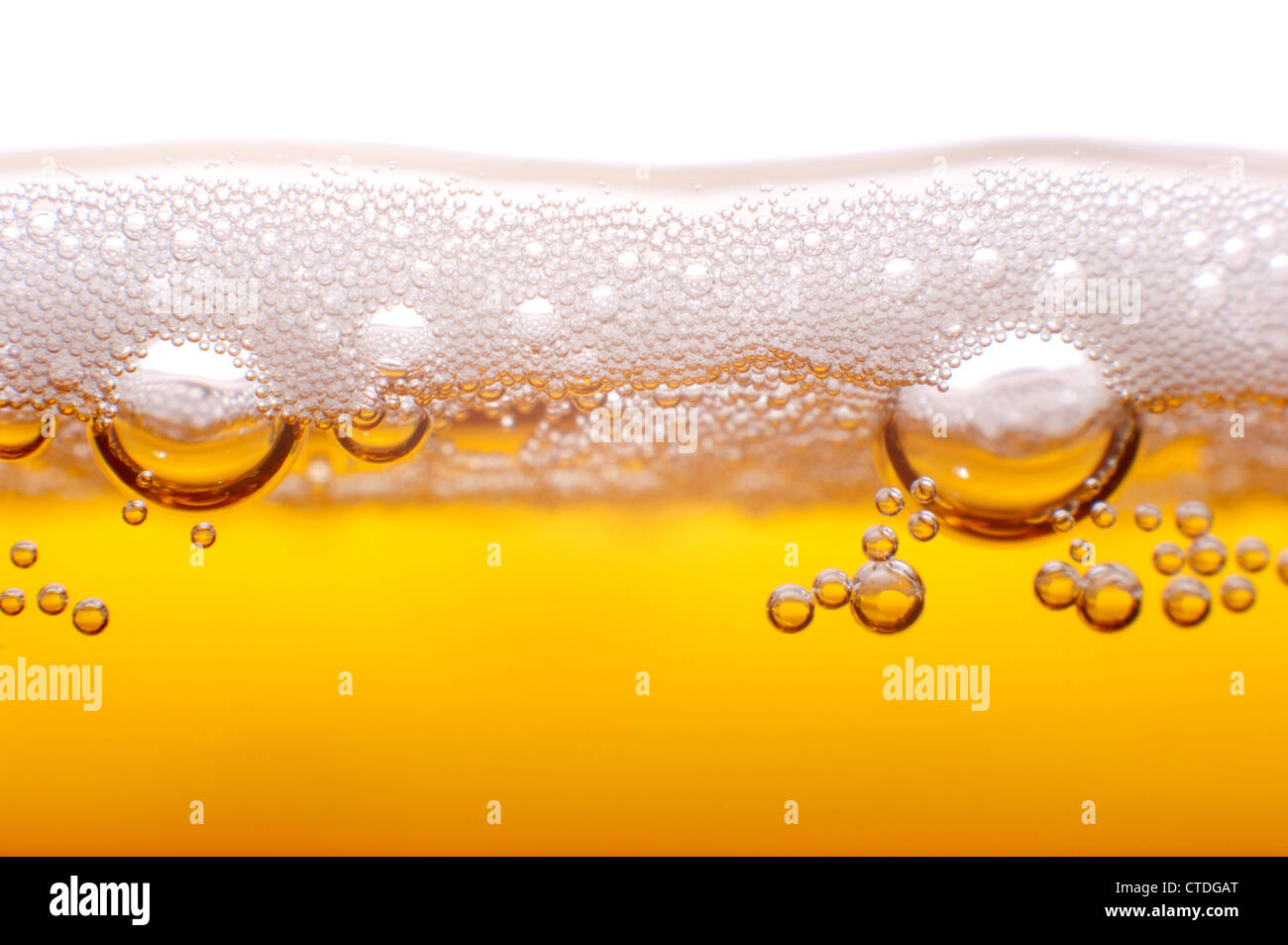 Beer bubbles as background Stock Photo Alamy