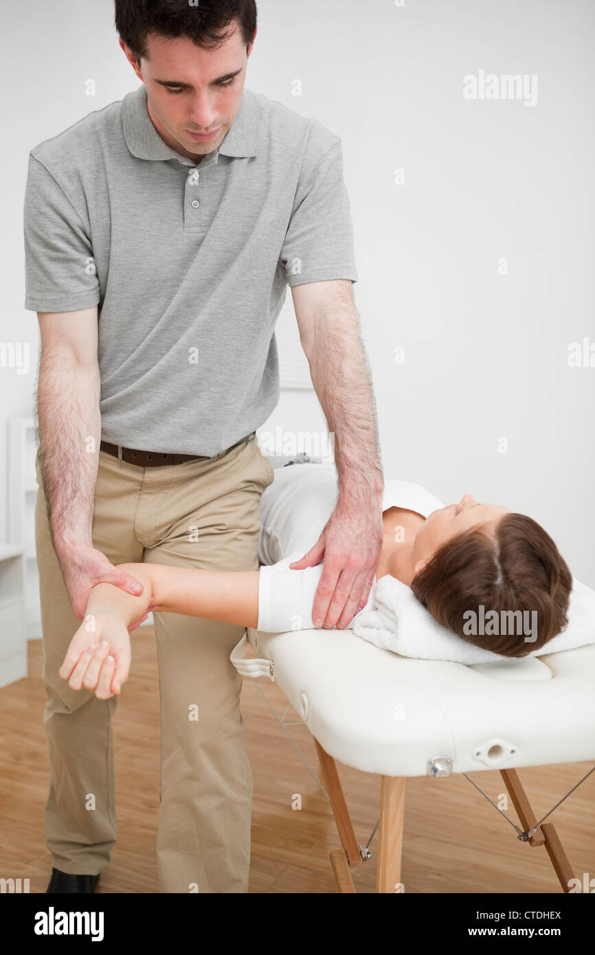 Man holding arm woman hi-res stock photography and images - Alamy
