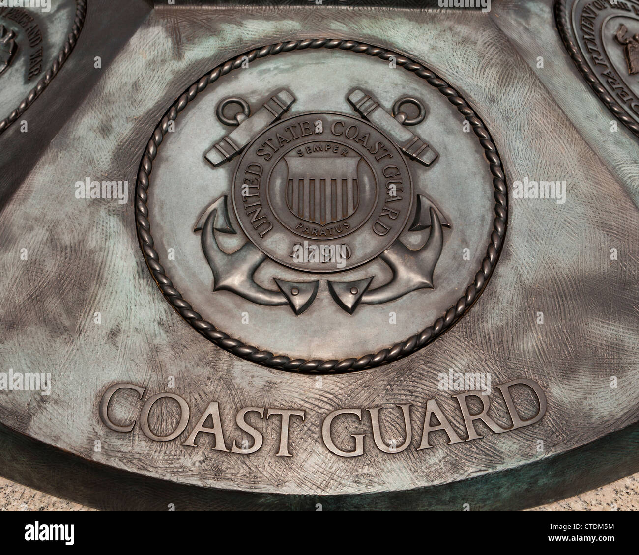 US Coast Guard seal Stock Photo