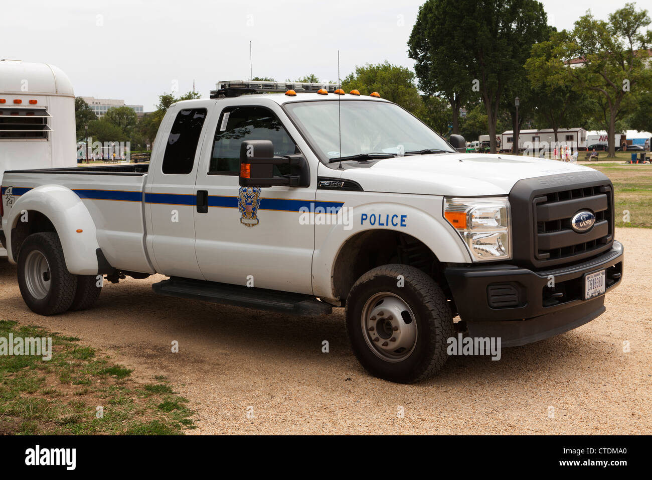 Police truck - Washington, DC USA Stock Photo