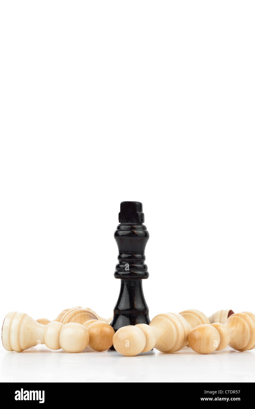 Pieces of chess game Stock Photo Alamy
