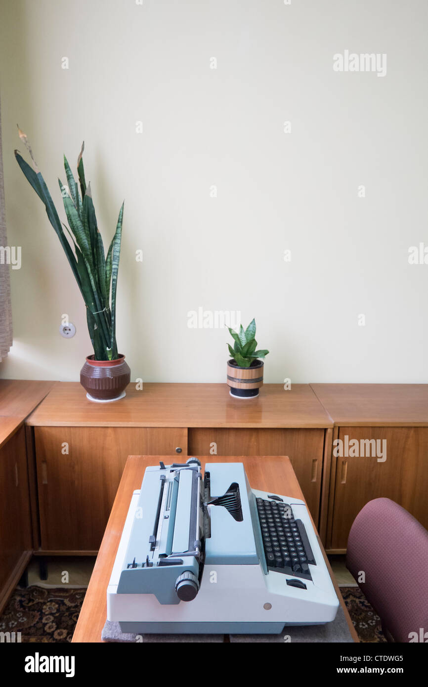 Interior of offices of East German secret Police now STASI Museum in Berlin Germany Stock Photo