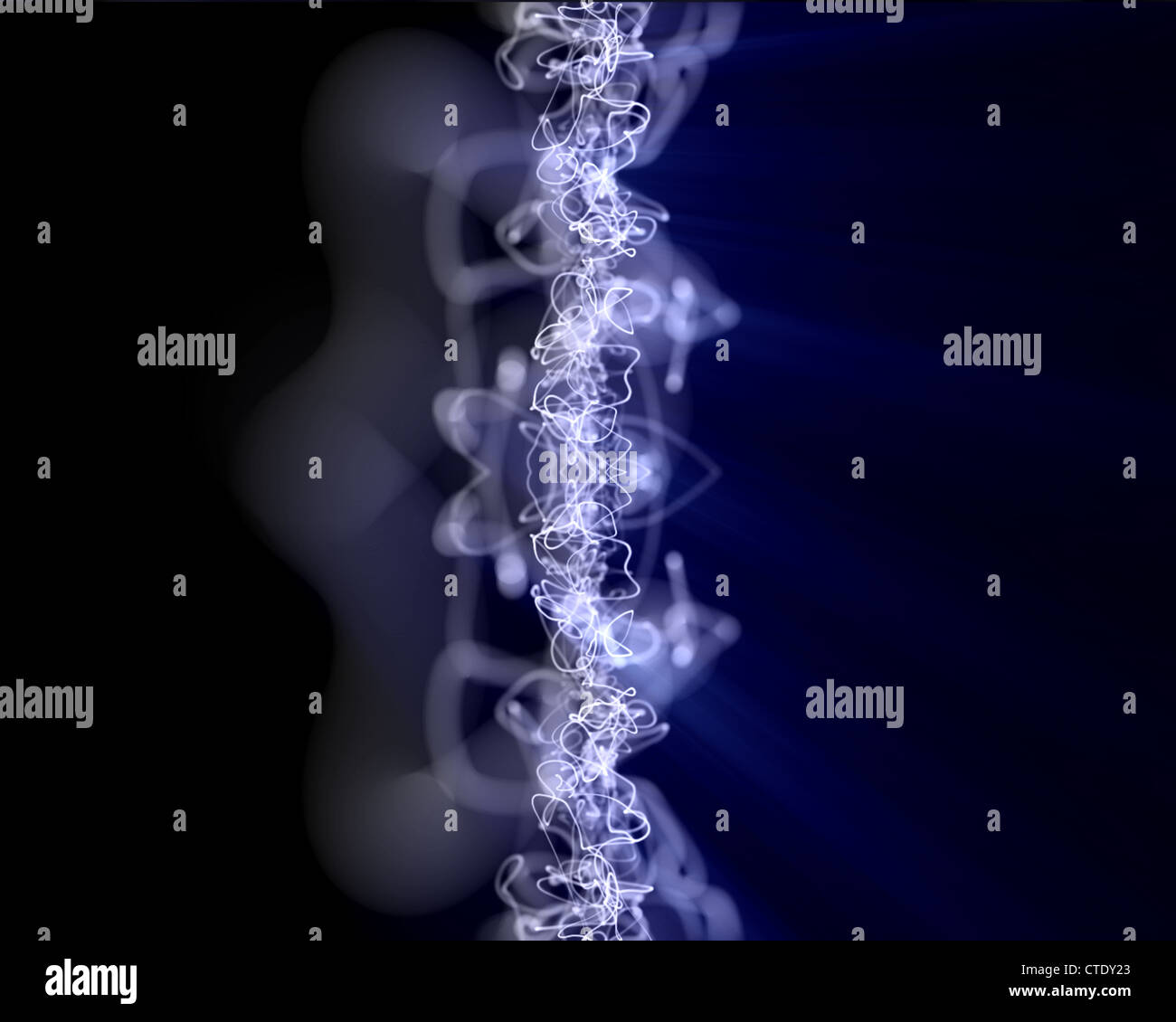 Vertical lightning lines Stock Photo