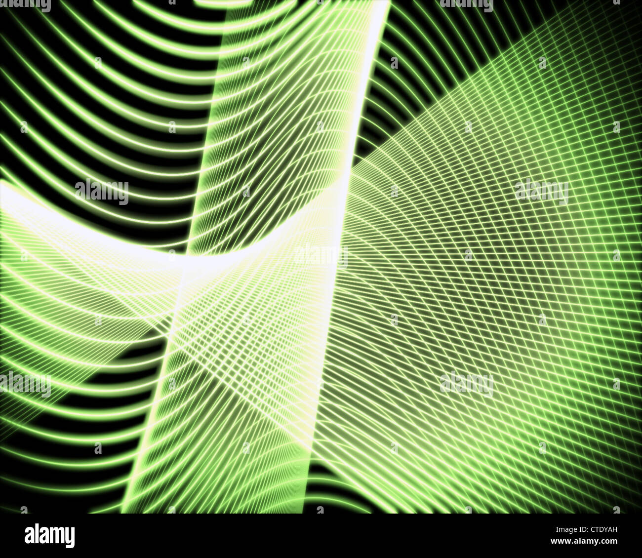 Volute of green lines Stock Photo Alamy