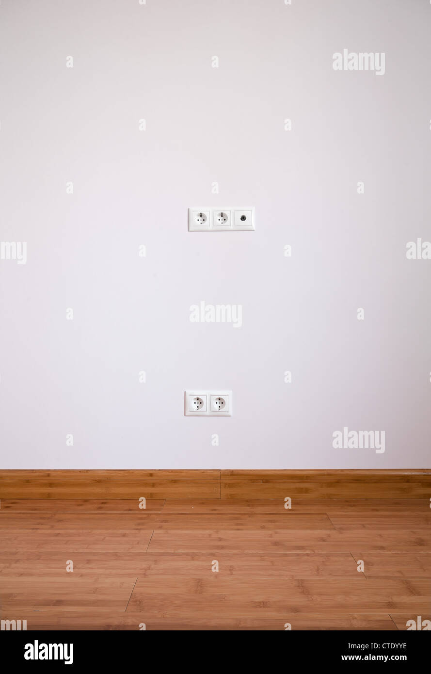 Interior Wall With Domestic Power Outlet Stock Photo 49479794 Alamy