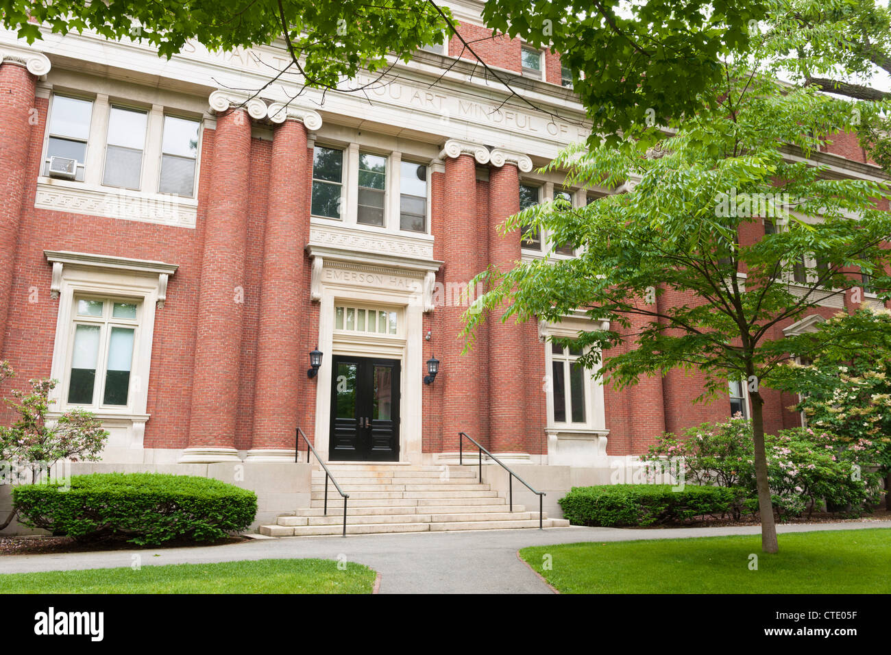 Emerson Hall, Cambridge, MA Stock Photo Alamy