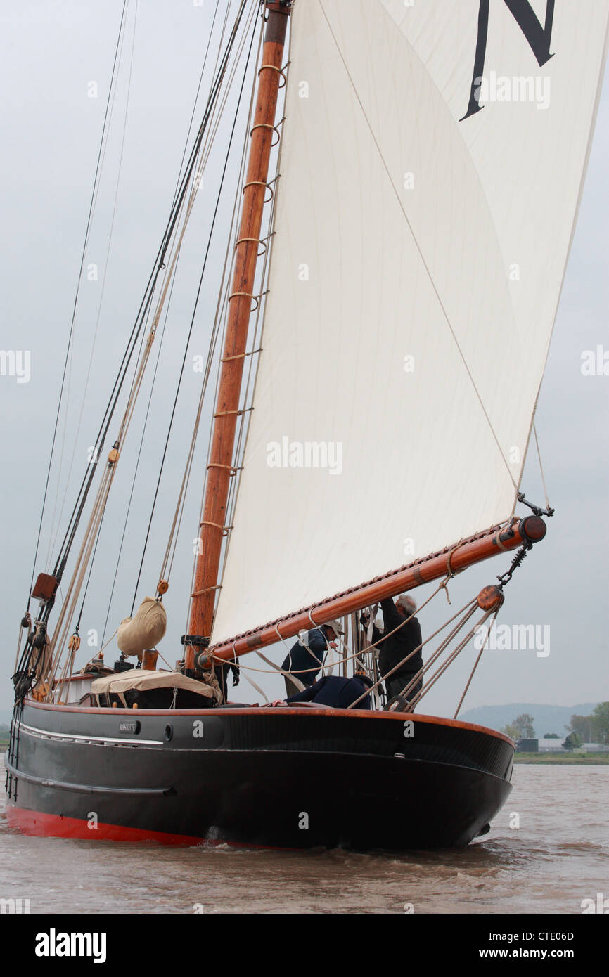 Bristol Channel Pilot Cutter In The Severn Estuary Several Traditional Bristol Channel Pilot Cutter In The Severn Estuary Several Traditional
