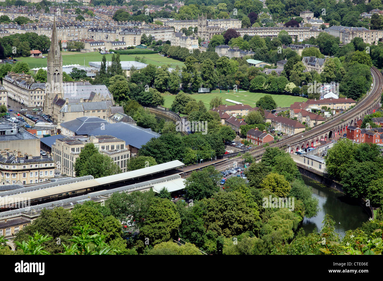 City of Bath skyline Stock Photo Alamy