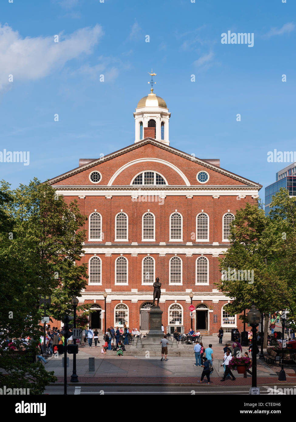 Faneuil Hall, Boston Stock Photo Alamy