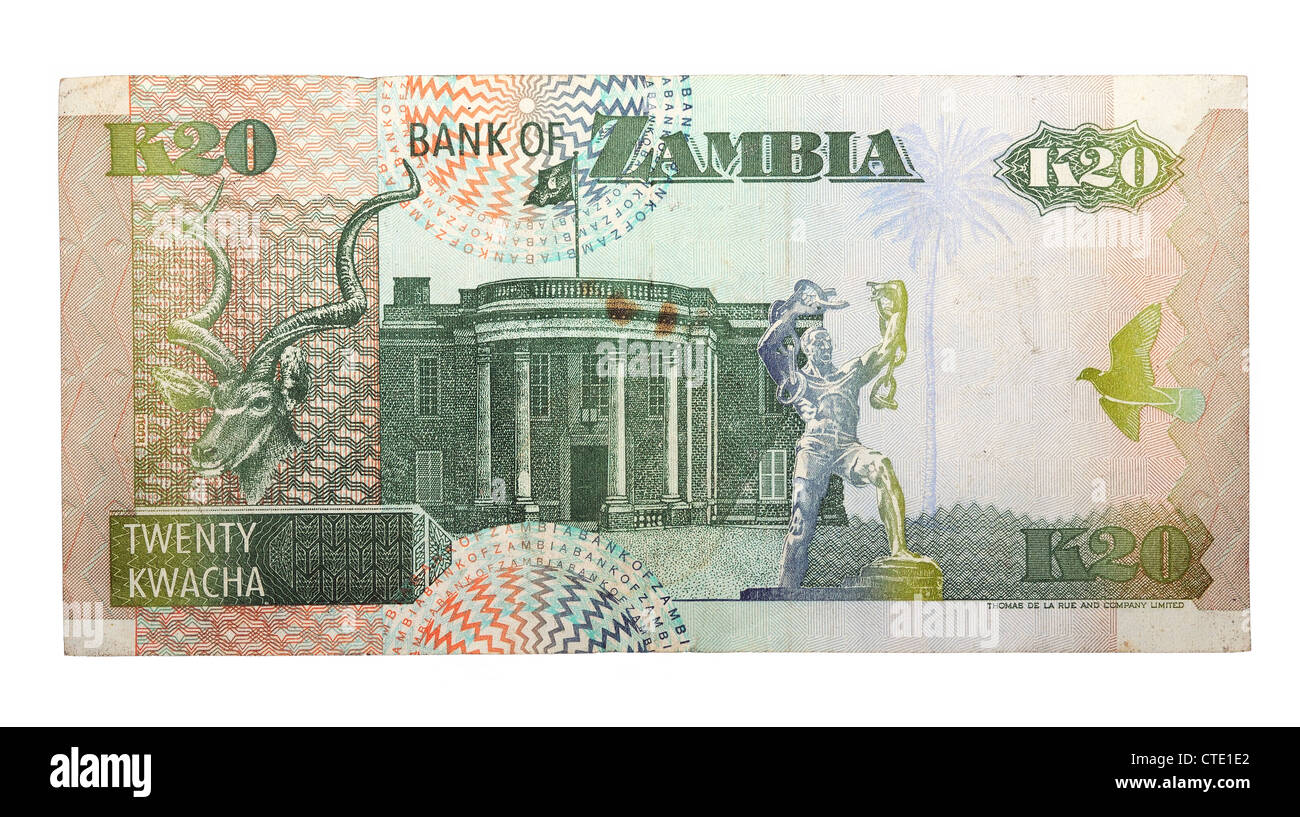 20 Zambian kwacha Stock Photo