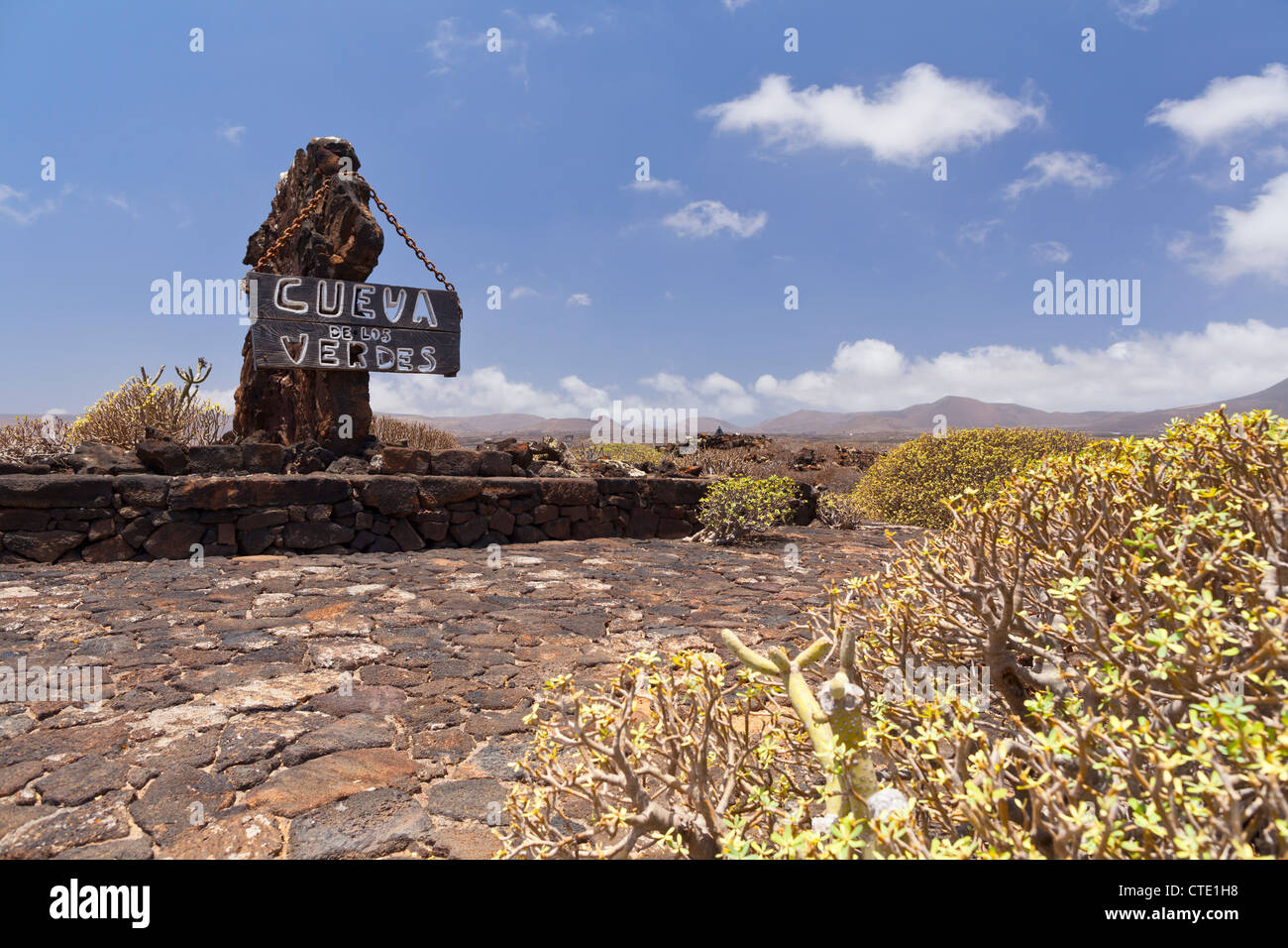 Cueva de Los Verdes - Lanzarote, Canary Islands, Spain, Europe Stock Photo