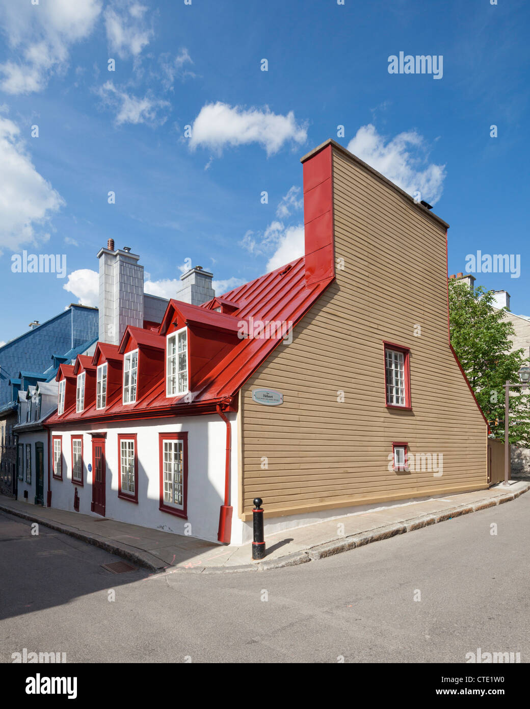 James McKenna House, Quebec City Stock Photo