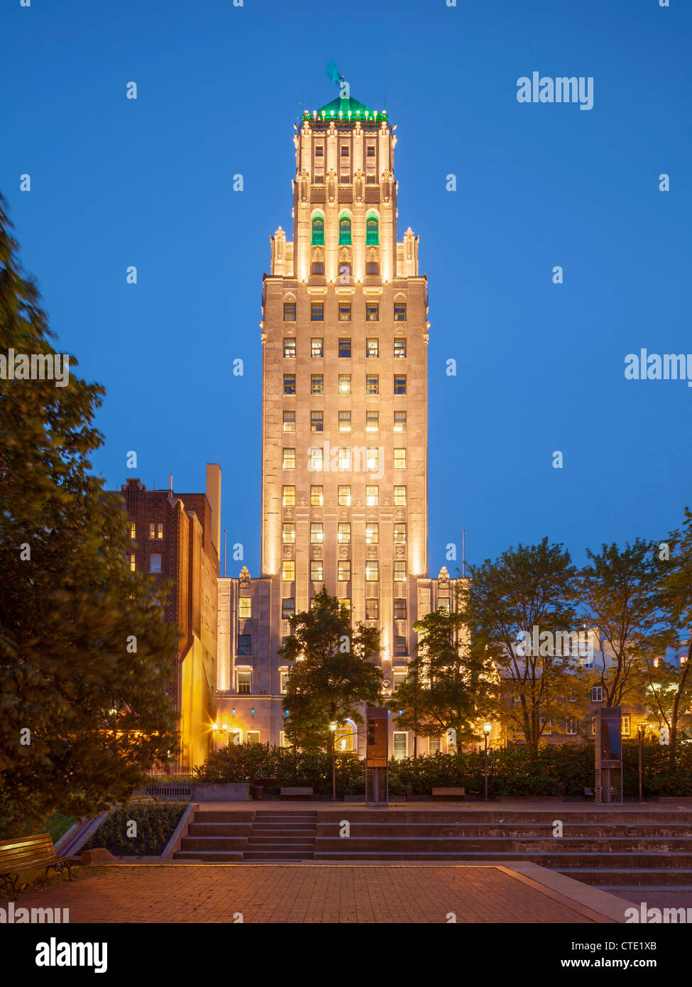 Édifice Price building, Quebec City Stock Photo