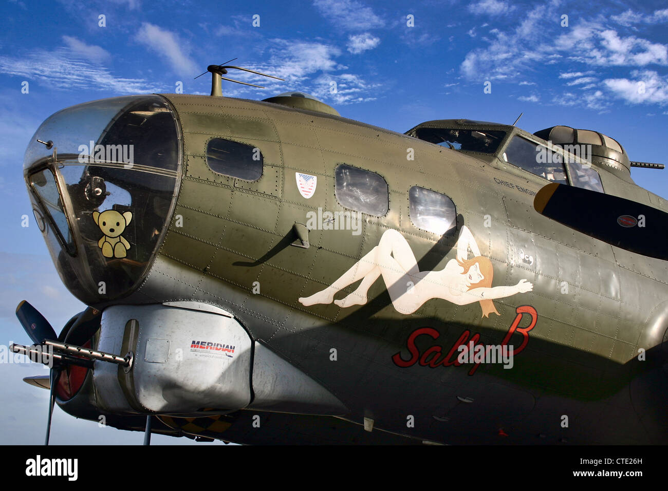 Sally B Flying Fortress Boeing B17g At Imperial War Museum Duxford 