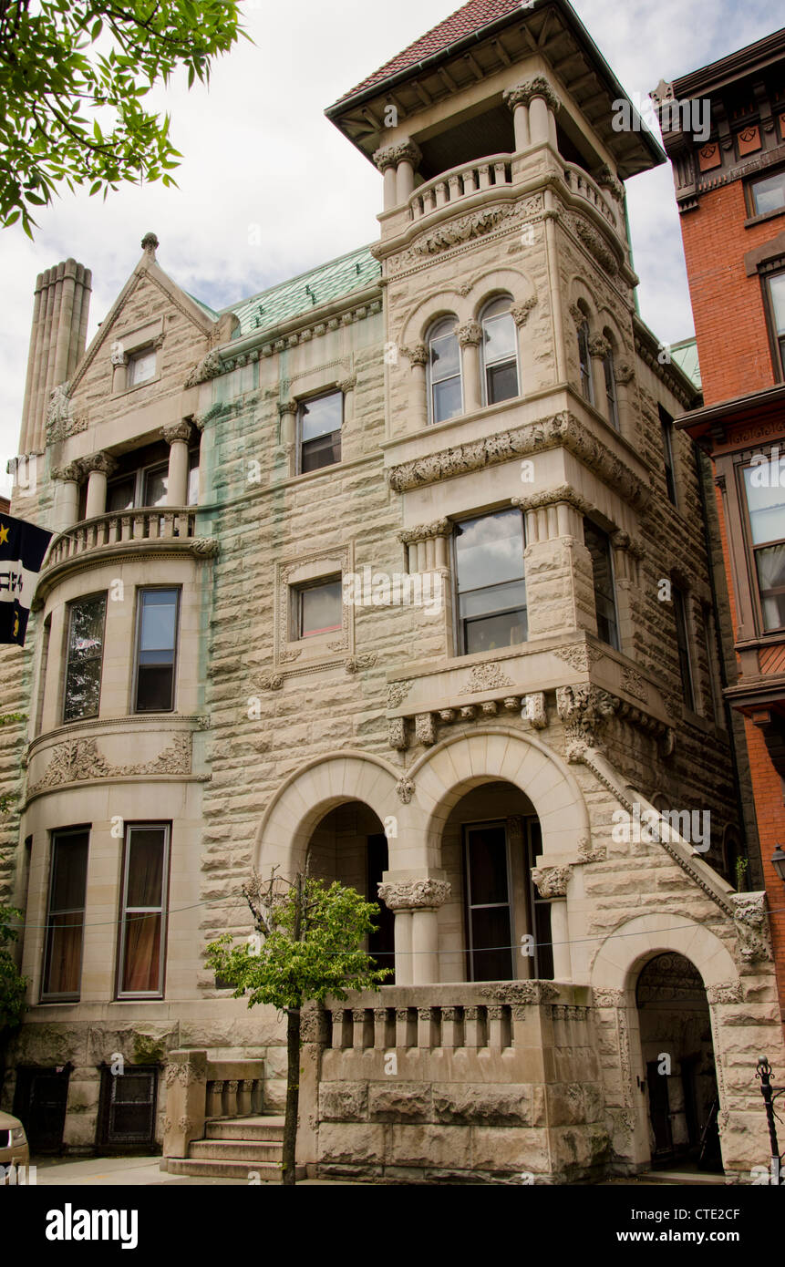 New York, Troy. Historic Paine Mansion Stock Photo Alamy
