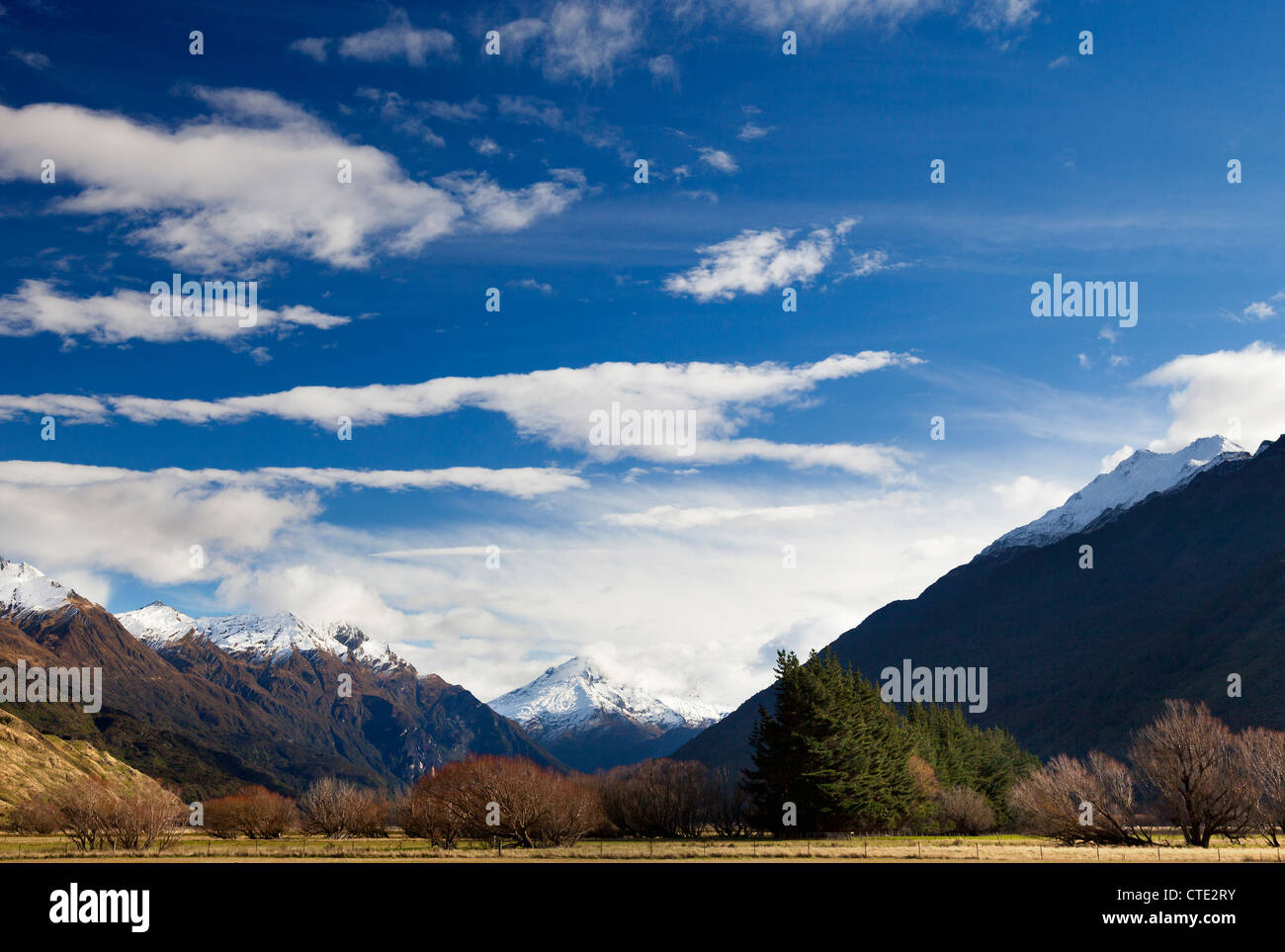 Wilkin Valley, Makarora, Mount Aspiring National Park, New Zealand 3 Stock Photo