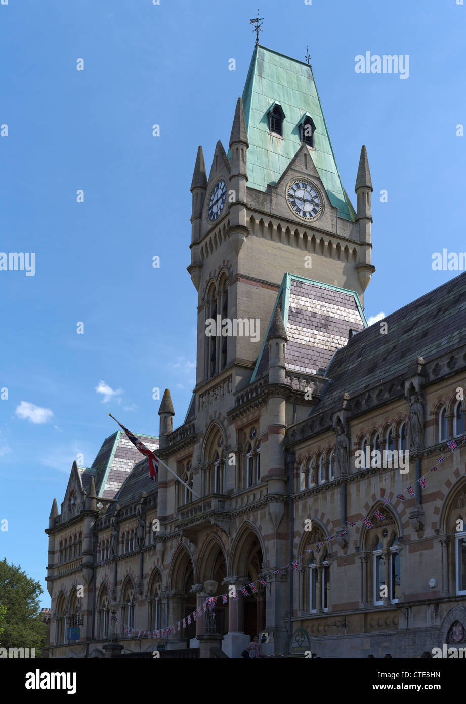 dh Guildhall WINCHESTER HAMPSHIRE Gothic Building frontage entrance and