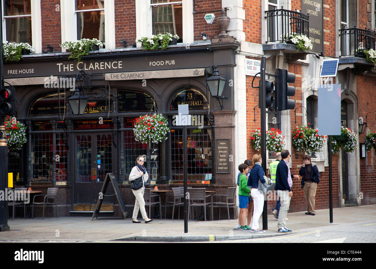 The Clarence Freehouse on Whitehall London UK Stock Photo Alamy