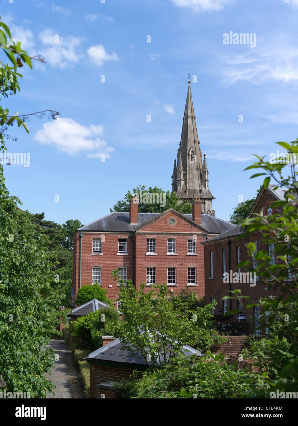 dh Peninsula Square WINCHESTER HAMPSHIRE Modern city flats former military buildings Stock Photo