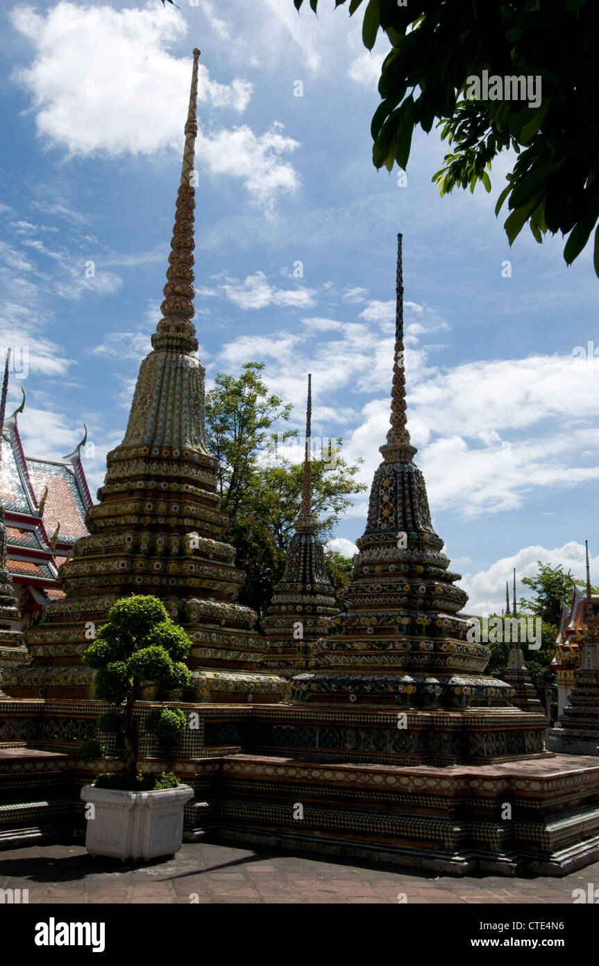 The Wat Pho Temple in Bangkok in Thailand Stock Photo - Alamy