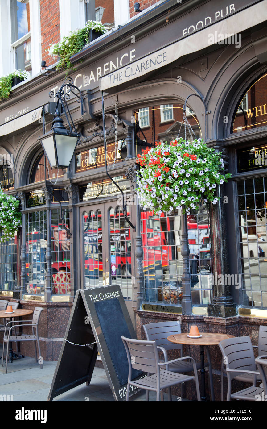 The Clarence Freehouse on Whitehall - London UK Stock Photo