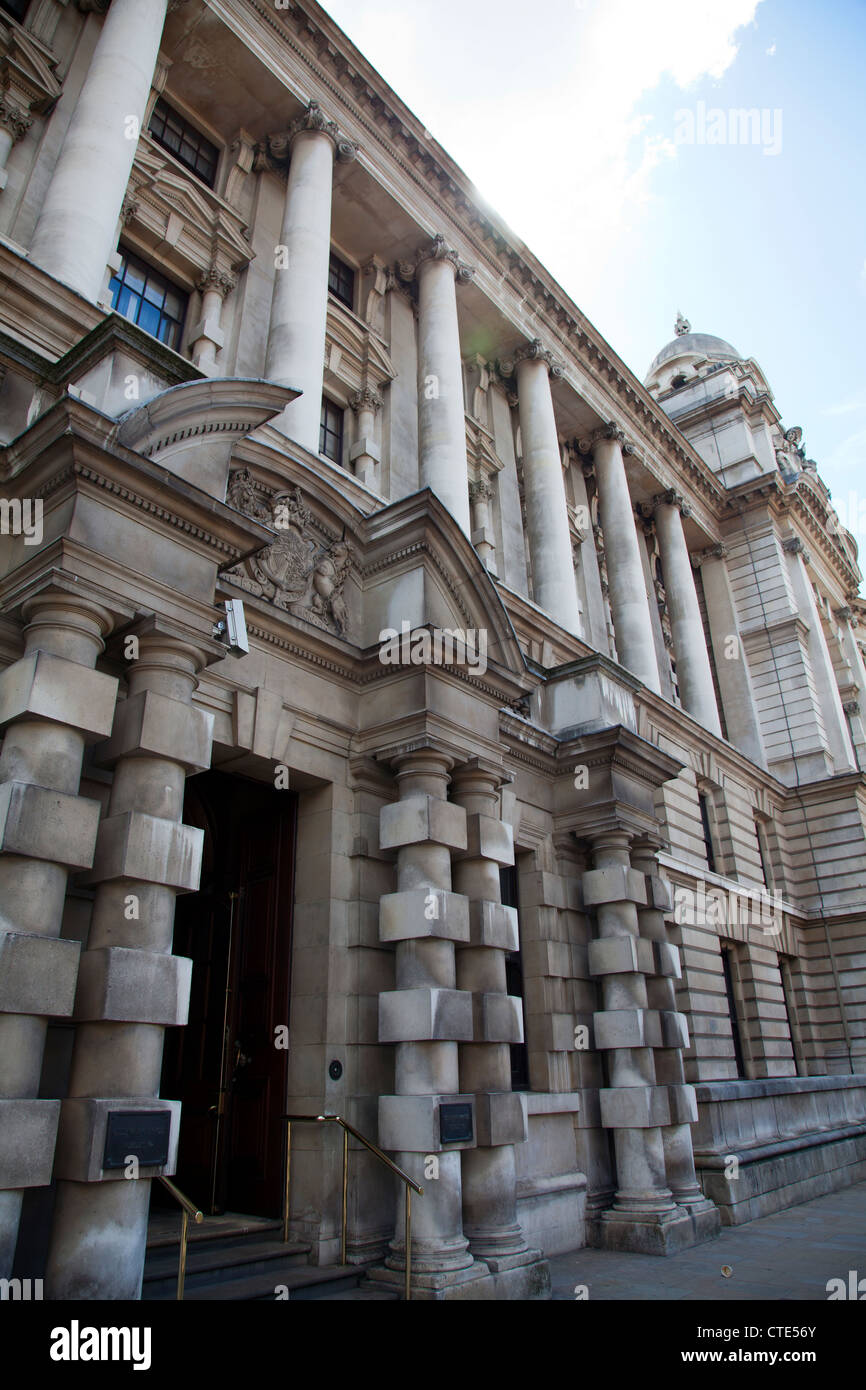 Old War Office Building housing Ministry of Defence on Whitehall in London - UK Stock Photo