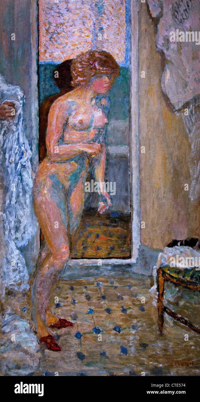 After the Bath 1910 Pierre Bonnard 1867 - 1947 France French Stock Photo