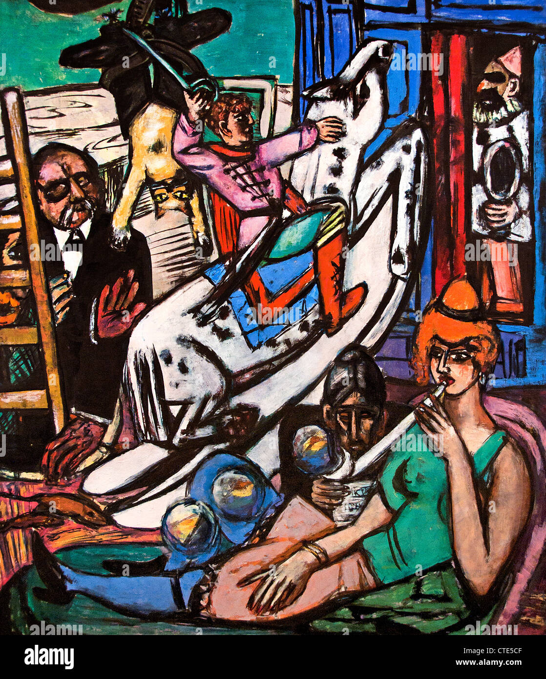 Beginning 1949 Max Beckmann German Germany Stock Alamy