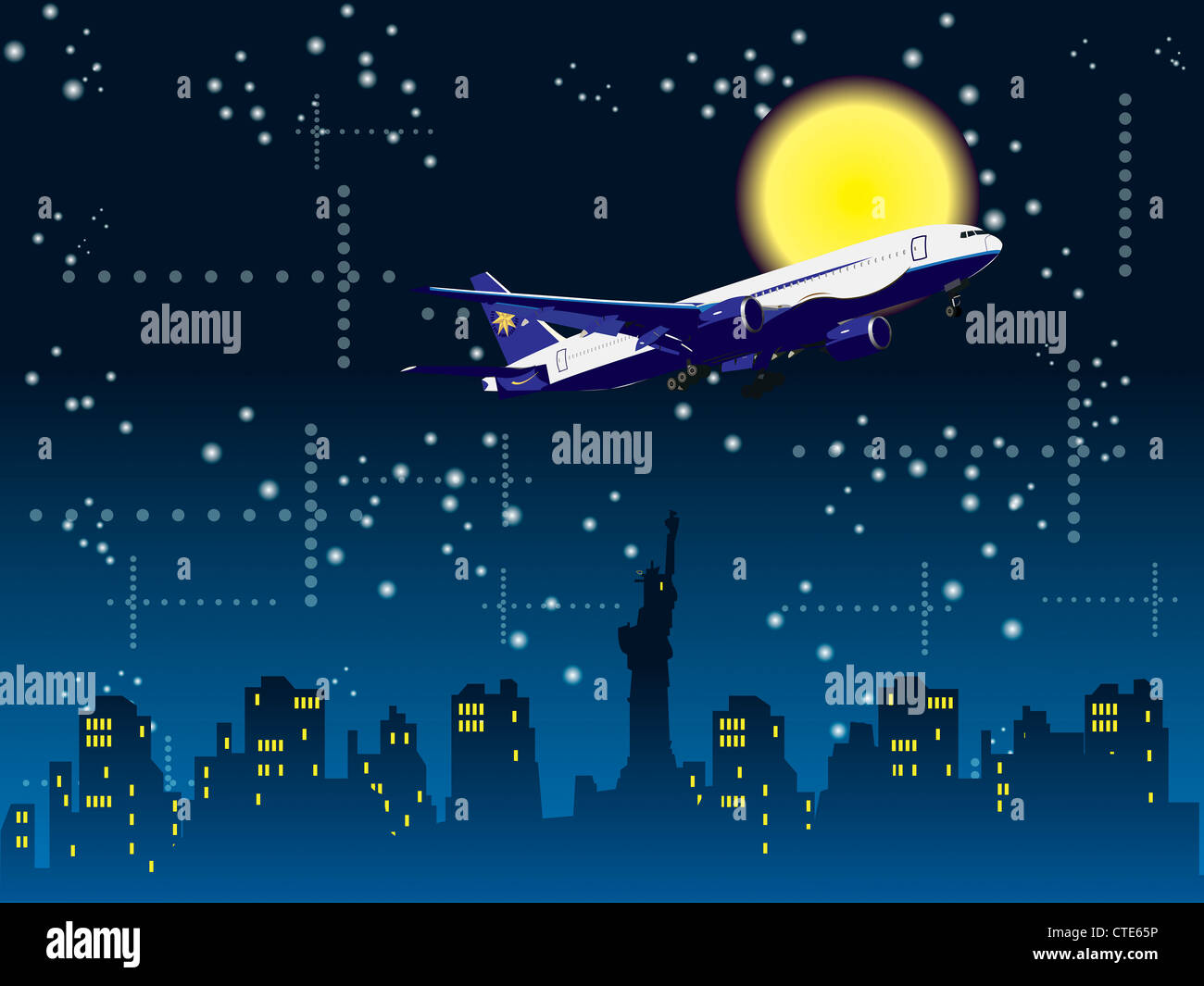 Air Aircraft Airplane Art Aviation Background Banner Blue