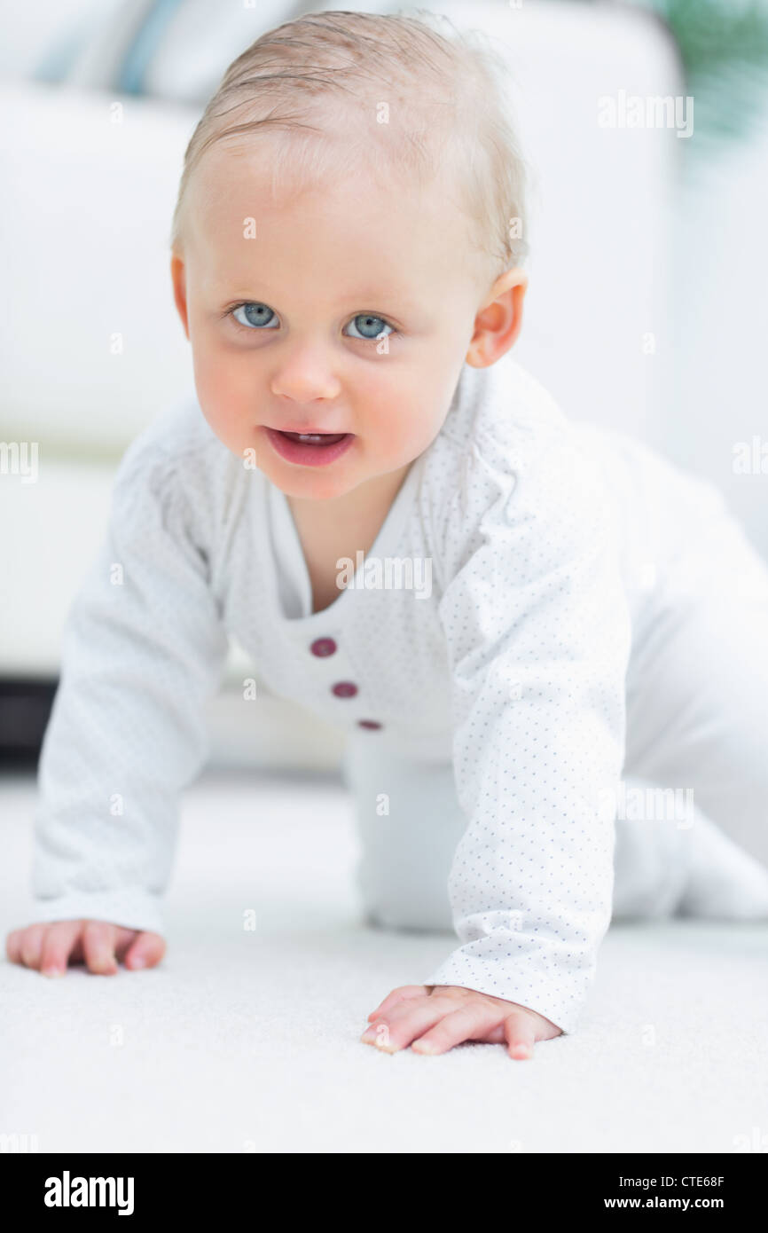 Baby on all fours Stock Photo Alamy