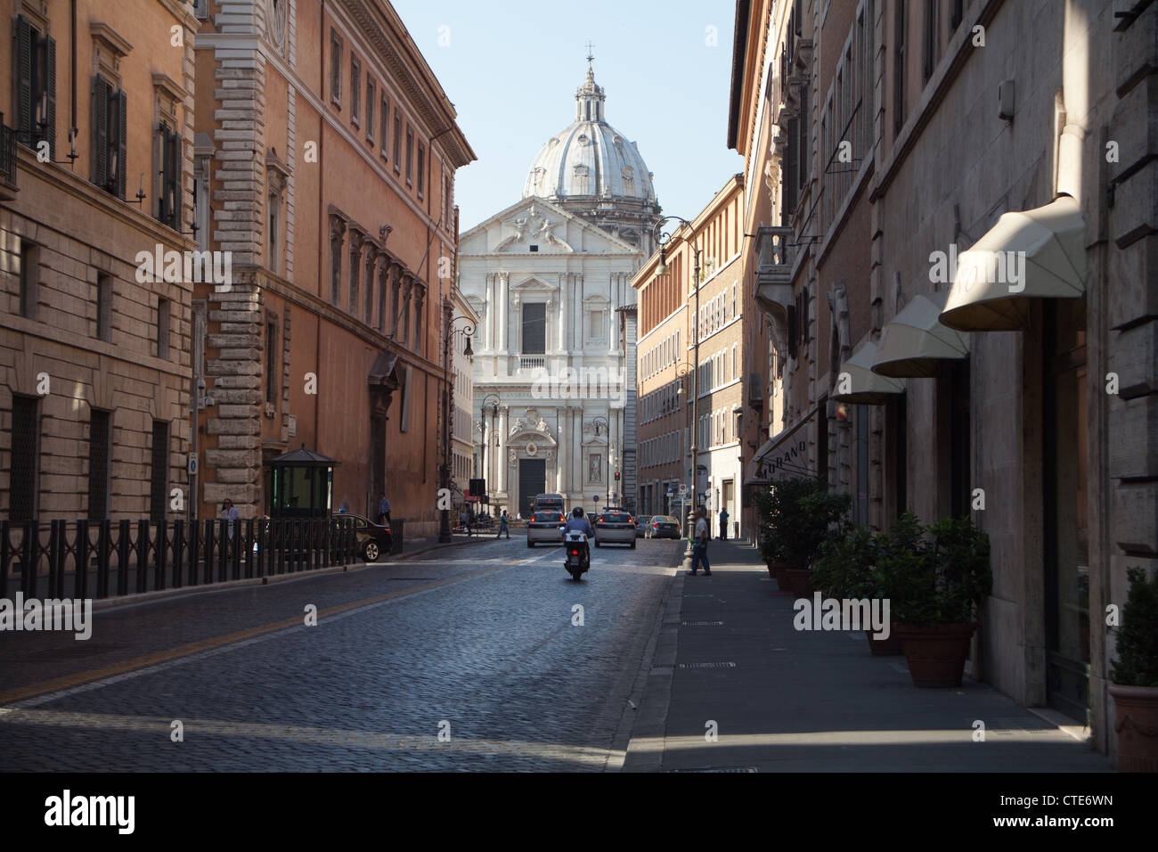 Corso del Rinascimento, Rome, Italy. Stock Photo