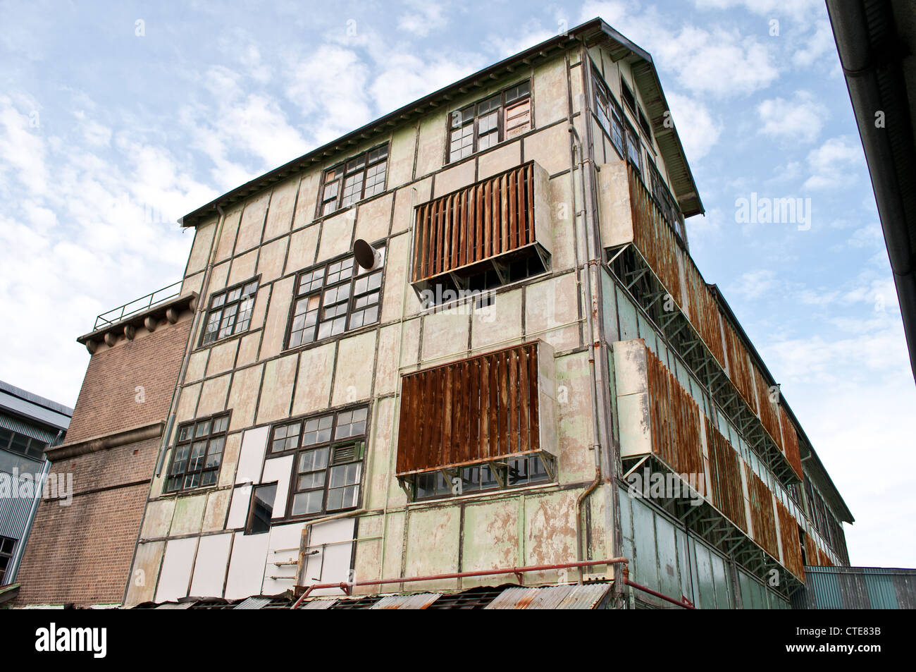 Abandoned industrial building, Cockatoo Island, Sydney, Australia Stock Photo