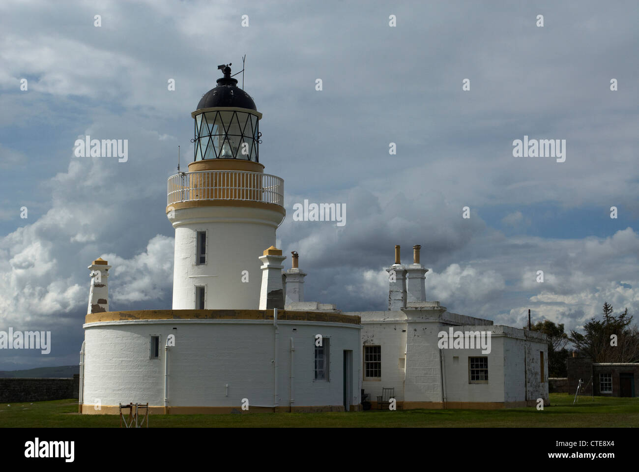 The Lighthouse at Chanonry Point Stock Photo