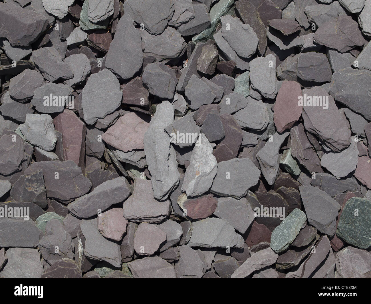 Green Slate Bags Slate Decorative Chips Chippings Pebbles Garden