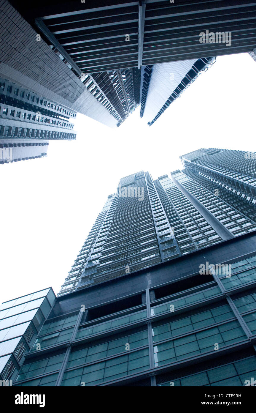 Modern high rise buildings in Hong Kong Stock Photo - Alamy