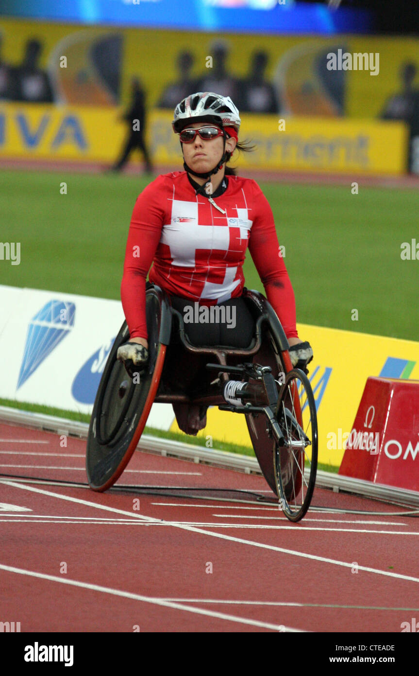 Patricia KELLER (Switzerland) in the womens 800 metres T54 wheelchair