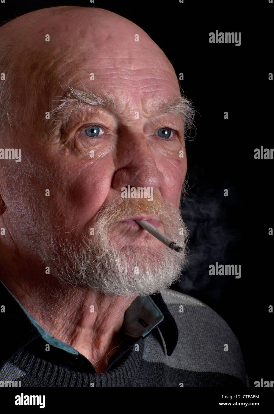 Old man fag hires stock photography and images Alamy