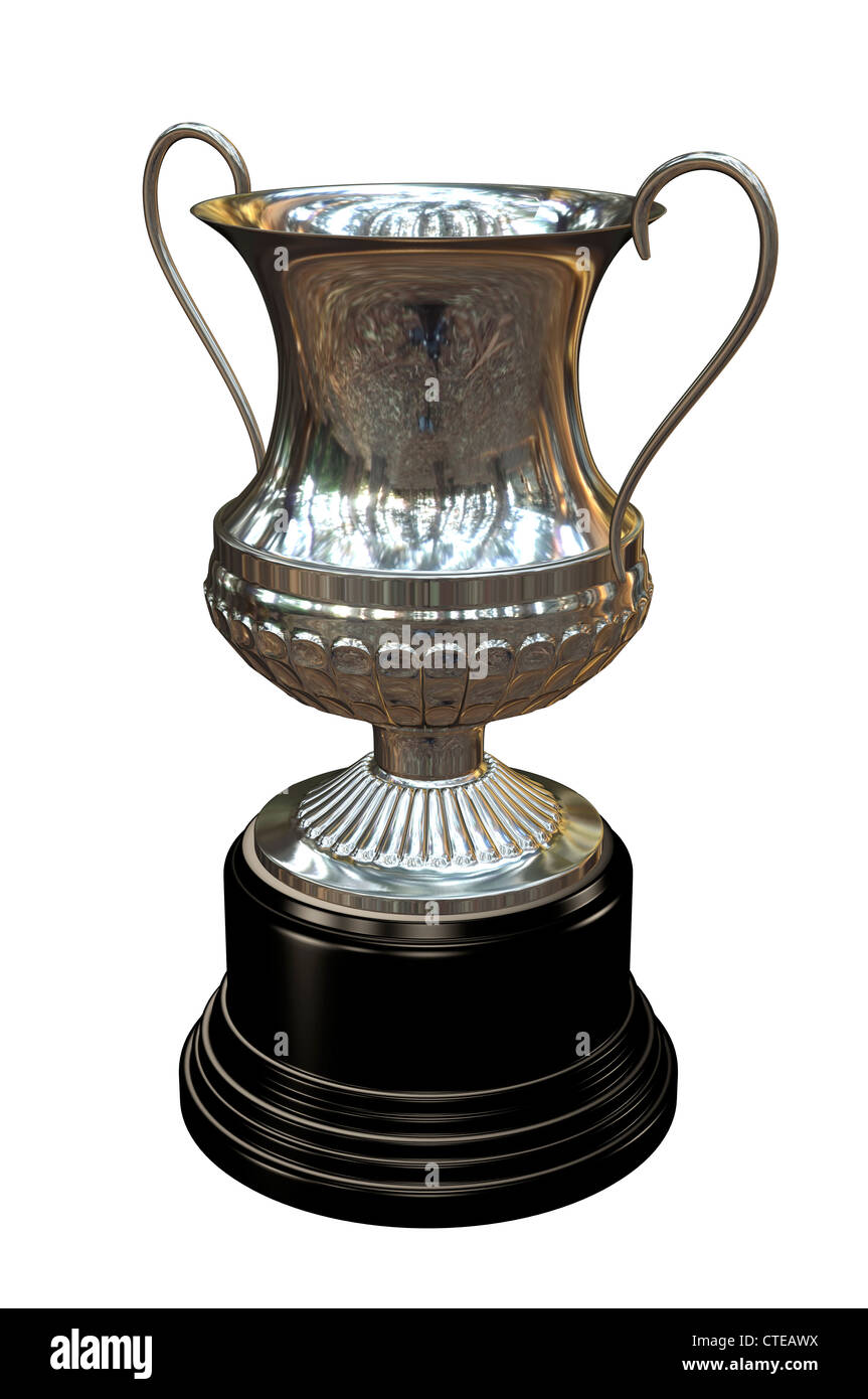 Computer-designed digital 3d illustration of a sports trophy cup Stock Photo