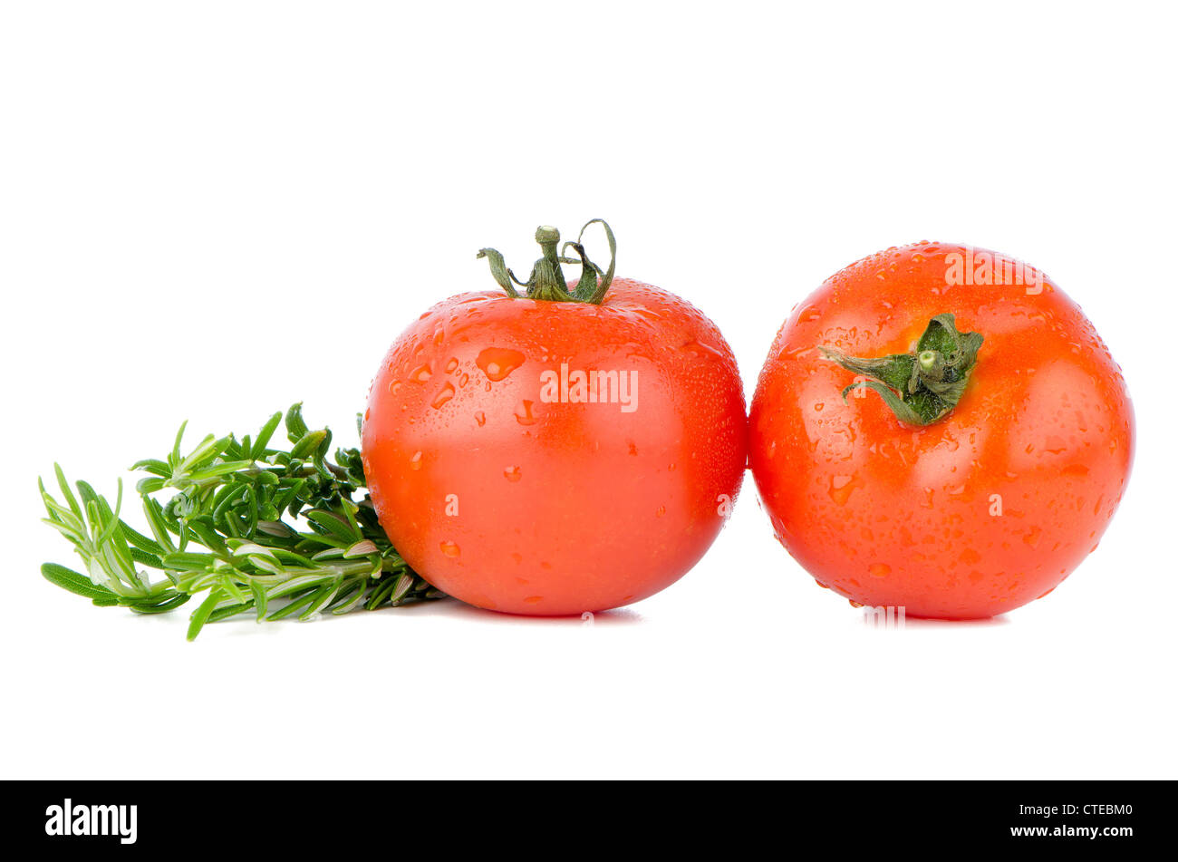 Red tomatoes isolated on white background Stock Photo - Alamy